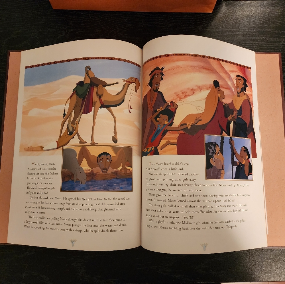 1998 The Prince of Egypt Vintage Hardcover Collector's Edition - Picture 4 of 4